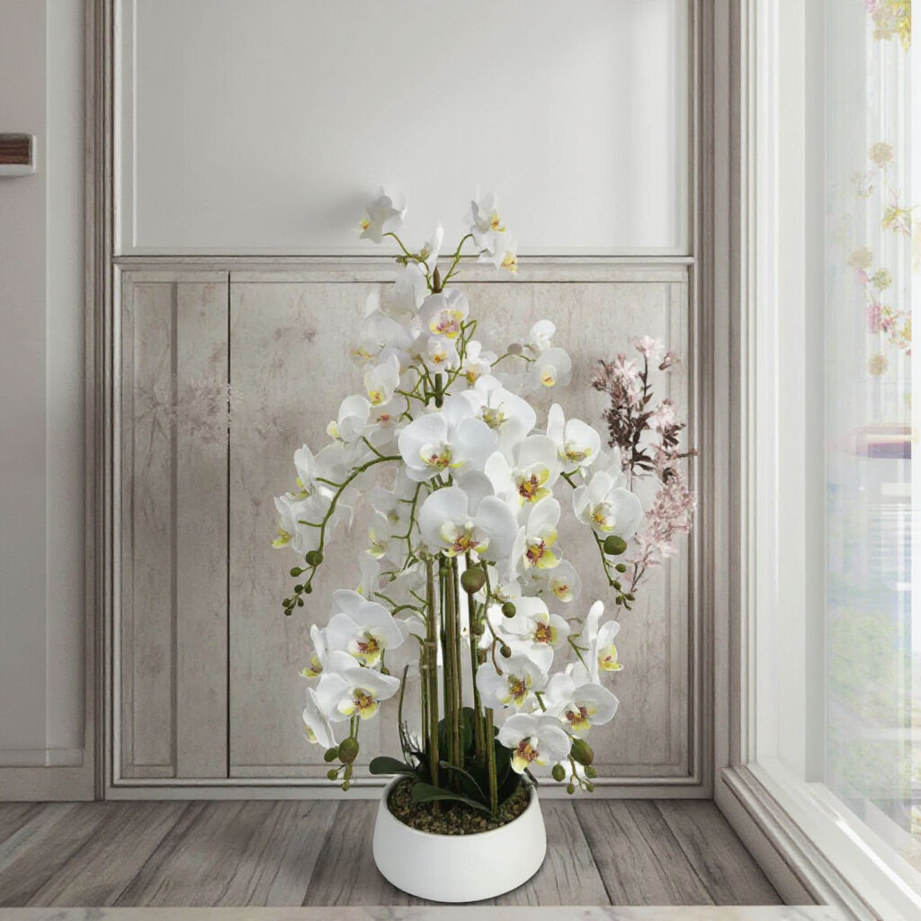 ネイチャーフラワーに近い鍋の人工花アメリカ高シミュレーションハンド